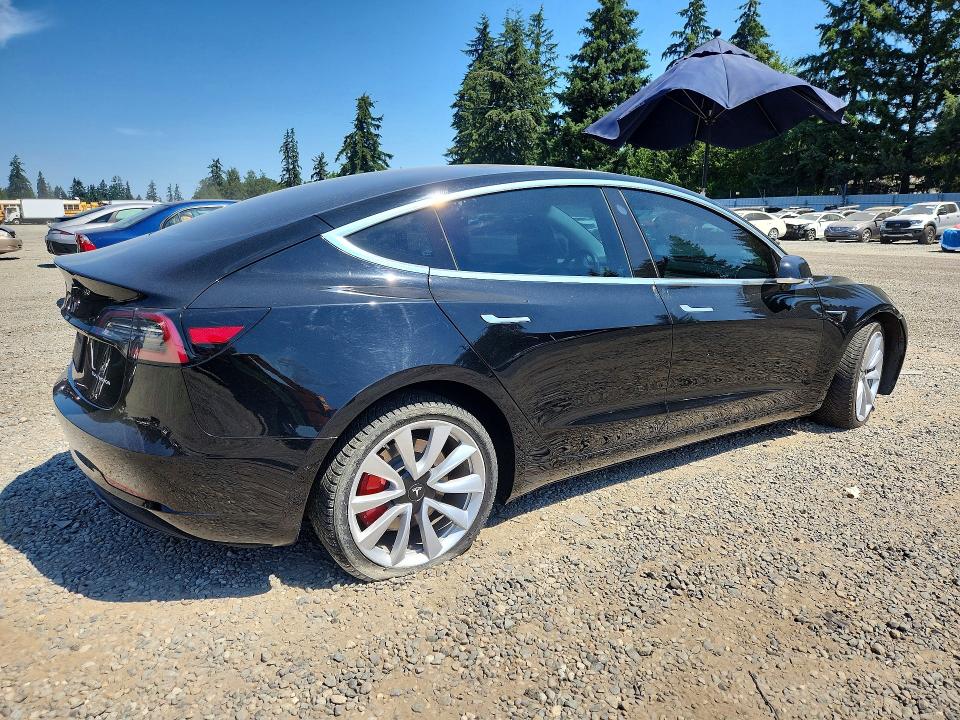 2019 Tesla Model 3 VIN 5YJ3E1EA8KF446570 COPART salvage auction — FRONT END, Wa - Bill Of Sale, sold $3,700 on 2026-07-28 (photo 3)