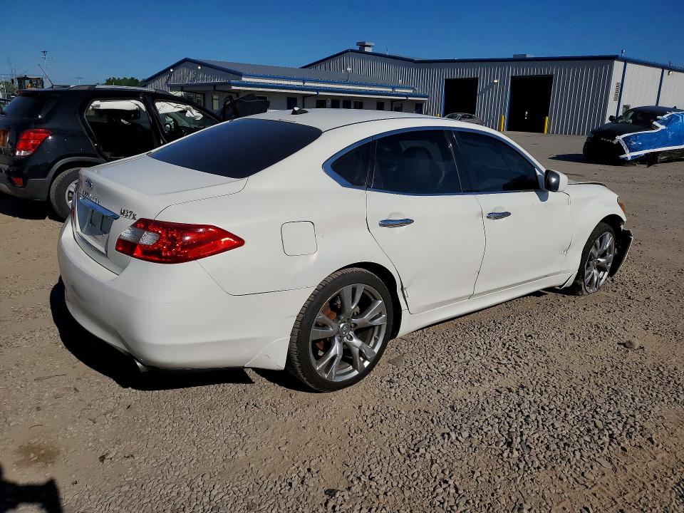 2011 Infiniti M37 VIN JN1BY1AR2BM370367 COPART salvage auction — FRONT END, NY - MV-907A SALVAGE CERTIFICATE, sold $250 on 2026-08-03 (photo 3)