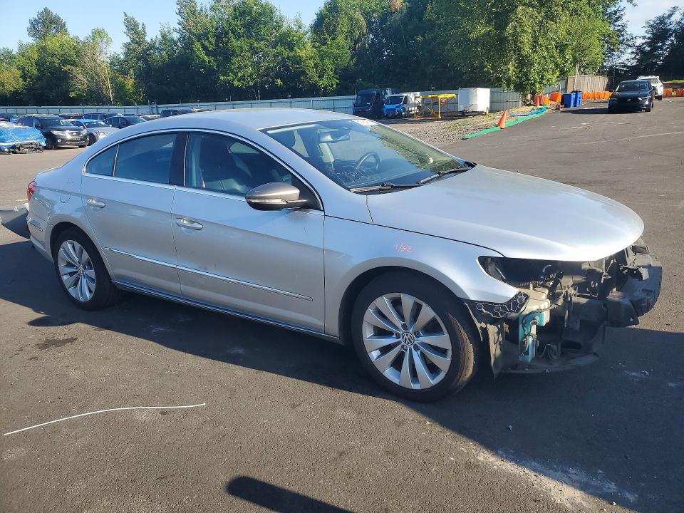 2010 Volkswagen Passat cc VIN WVWML7AN8AE511424 COPART salvage auction — FRONT END, Or - Salvage Title Certificate, sold $475 on 2026-08-12 (photo 4)