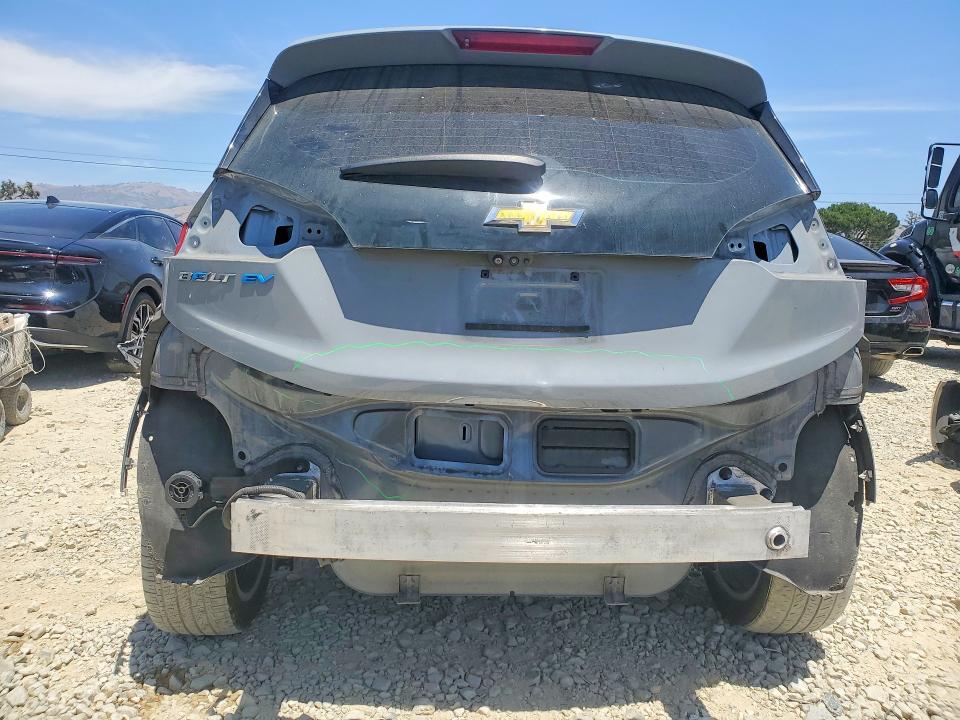2021 Chevrolet Bolt VIN 1G1FZ6S0XM4112974 COPART salvage auction — REAR END, Ca - Salvage Certificate, sold $6,700 on 2026-07-23 (photo 6)