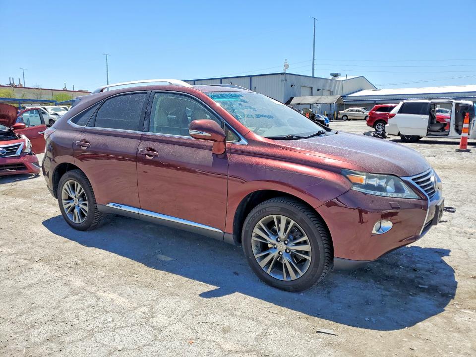 2013 Lexus Rx VIN JTJBC1BA5D2445739 COPART salvage auction — FRONT END, Nv - Salvage Title, sold $2,100 on 2026-07-28 (photo 4)