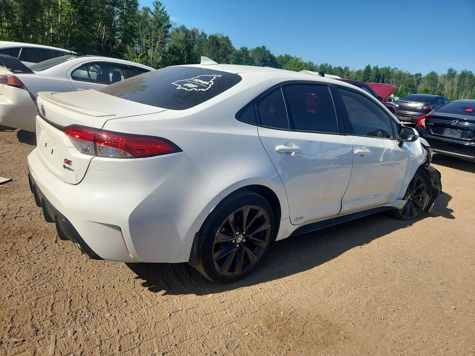 2025 Toyota VIN JTDBDMHE0S3019539 COPART salvage auction — FRONT END, On - Permit Salvage, sold $11,200 on 2026-07-30 (photo 3)