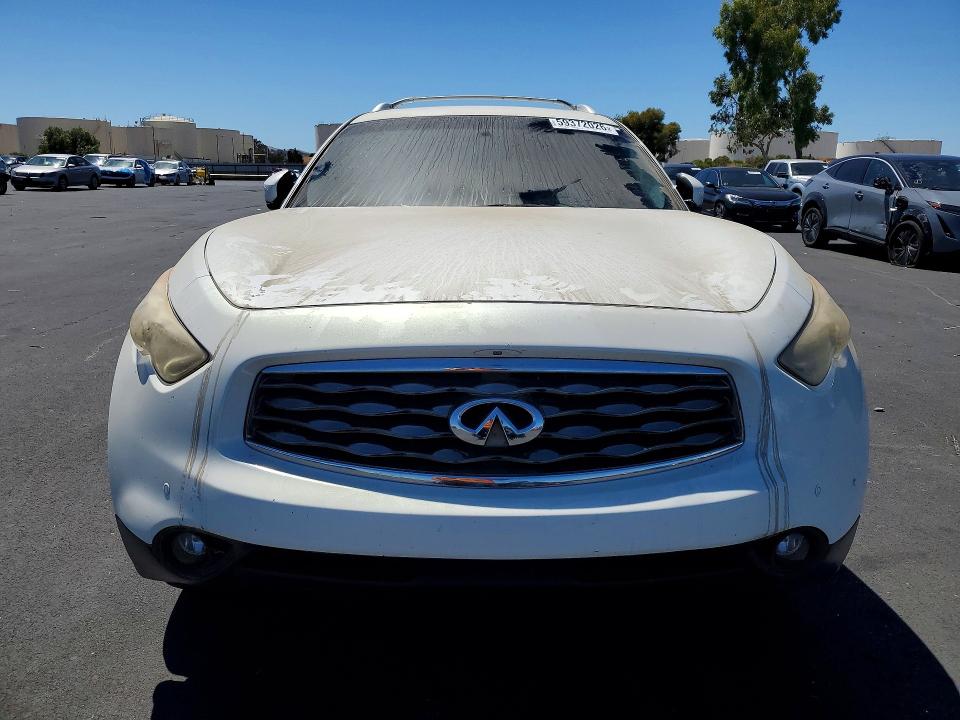 2010 Infiniti Fx35 VIN JN8AS1MW8AM855904 COPART salvage auction — VANDALISM, CA - SALVAGE CERTIFICATE, sold $150 on 2026-07-20 (photo 5)