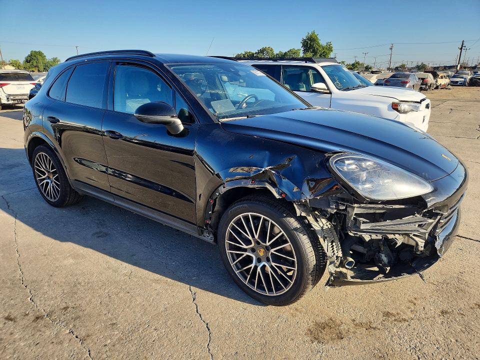 2021 Porsche Cayenne VIN WP1AB2AYXMDA27704 COPART salvage auction — FRONT END, CA - SALVAGE CERTIFICATE, sold $19,000 on 2026-07-29 (photo 4)