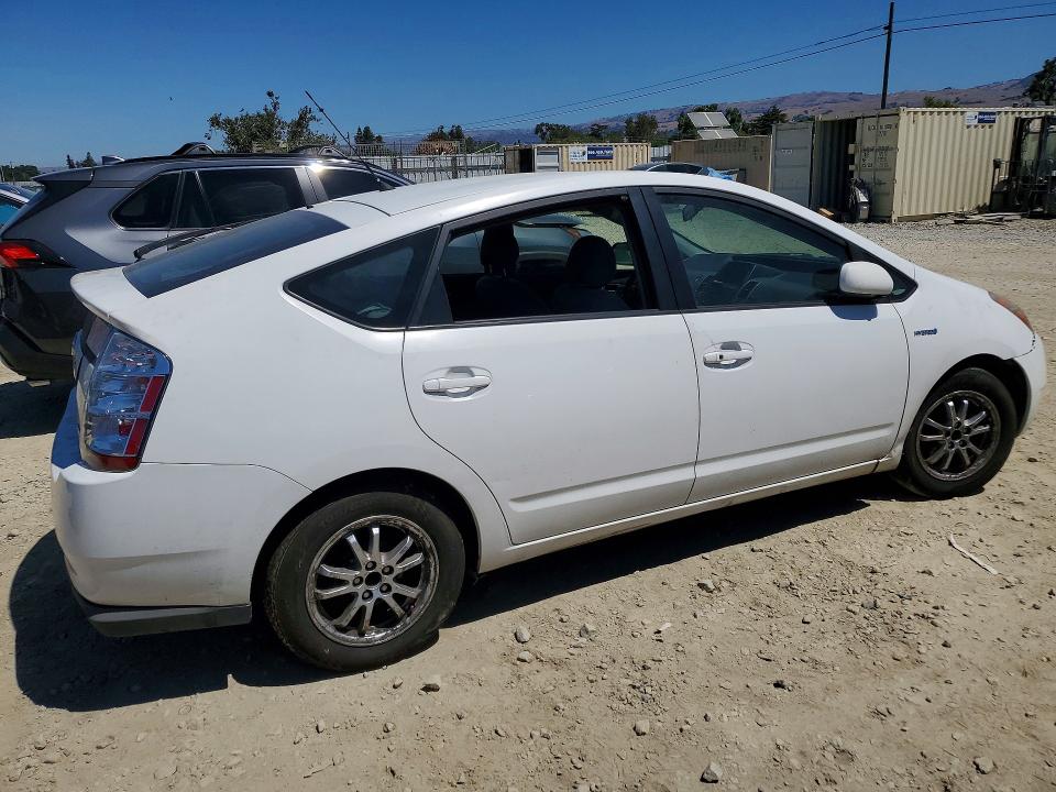 2007 Toyota Prius VIN JTDKB20U273276352 COPART salvage auction — VANDALISM, Ca - Salvage Certificate, sold $70 on 2026-07-28 (photo 3)