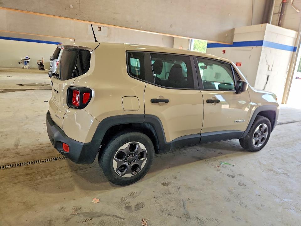 2016 Jeep Renegade VIN ZACCJBAW2GPD19638 COPART salvage auction — MINOR DENT/SCRATCHES, Va - Certificate Of Title, sold $625 on 2026-07-17 (photo 3)