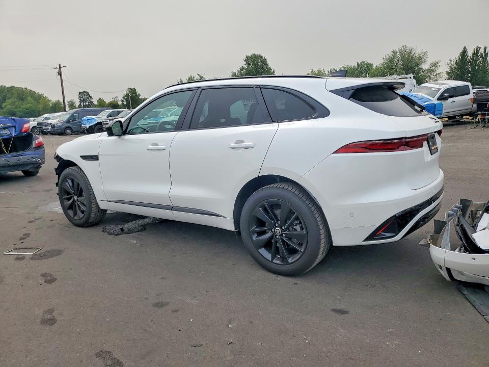 2025 Jaguar F-pace VIN SADCT2EX2SA747557 COPART salvage auction — FRONT END, Or - Salvage Title Certificate, sold $14,700 on 2026-09-16 (photo 2)