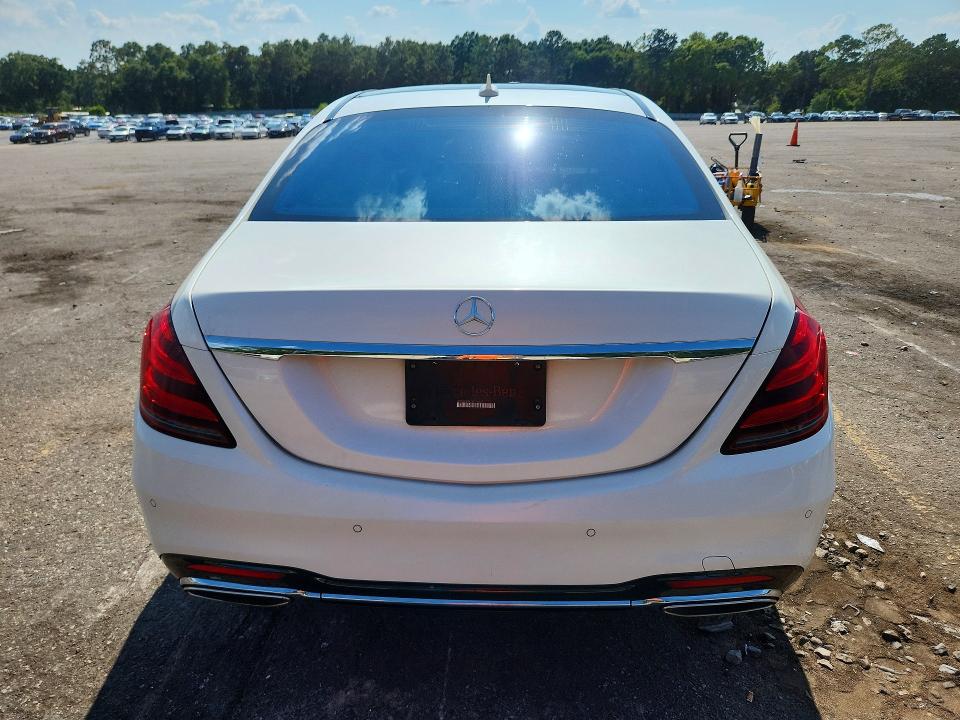 2018 Mercedes-benz S-klasse VIN WDDUG6GB3JA376037 COPART salvage auction — WATER/FLOOD, Ms - Cert Of Title - Flood Salvage, sold $8,800 on 2026-08-17 (photo 6)