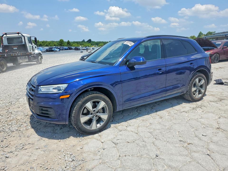 2020 Audi Q5 VIN WA1ANAFY3L2083838 COPART salvage auction — FRONT END, Tn - Salvage Certificate, sold $8,800 on 2026-08-27 (photo 1)
