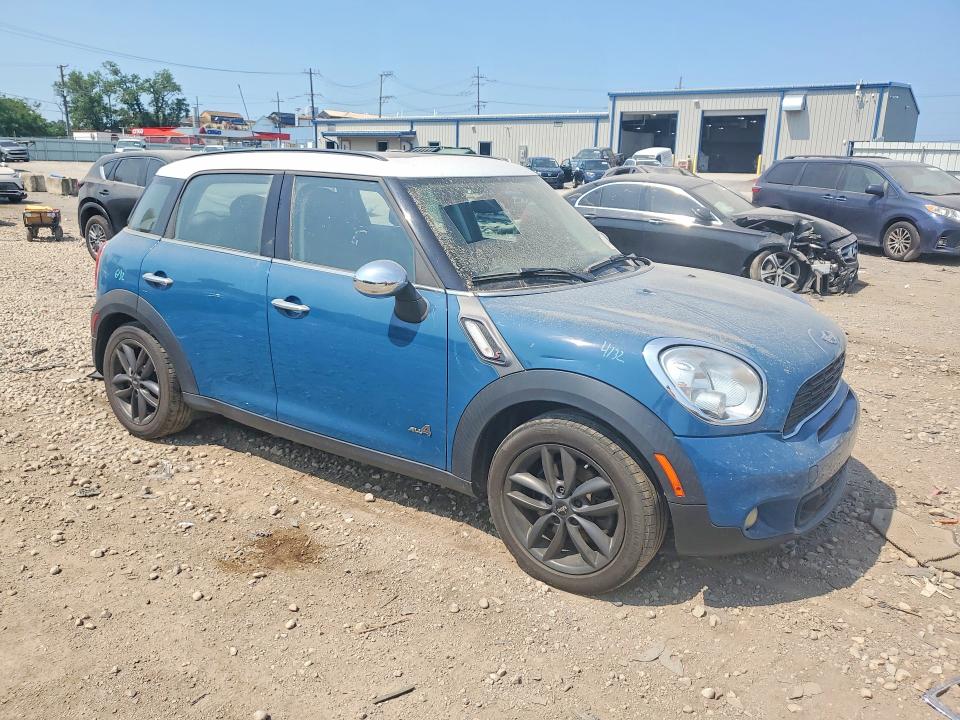 2012 Mini Cooper VIN WMWZC5C53CWL64074 COPART salvage auction — REAR END, IL - SALVAGE CERTIFICATE, sold $1,400 on 2026-08-19 (photo 4)