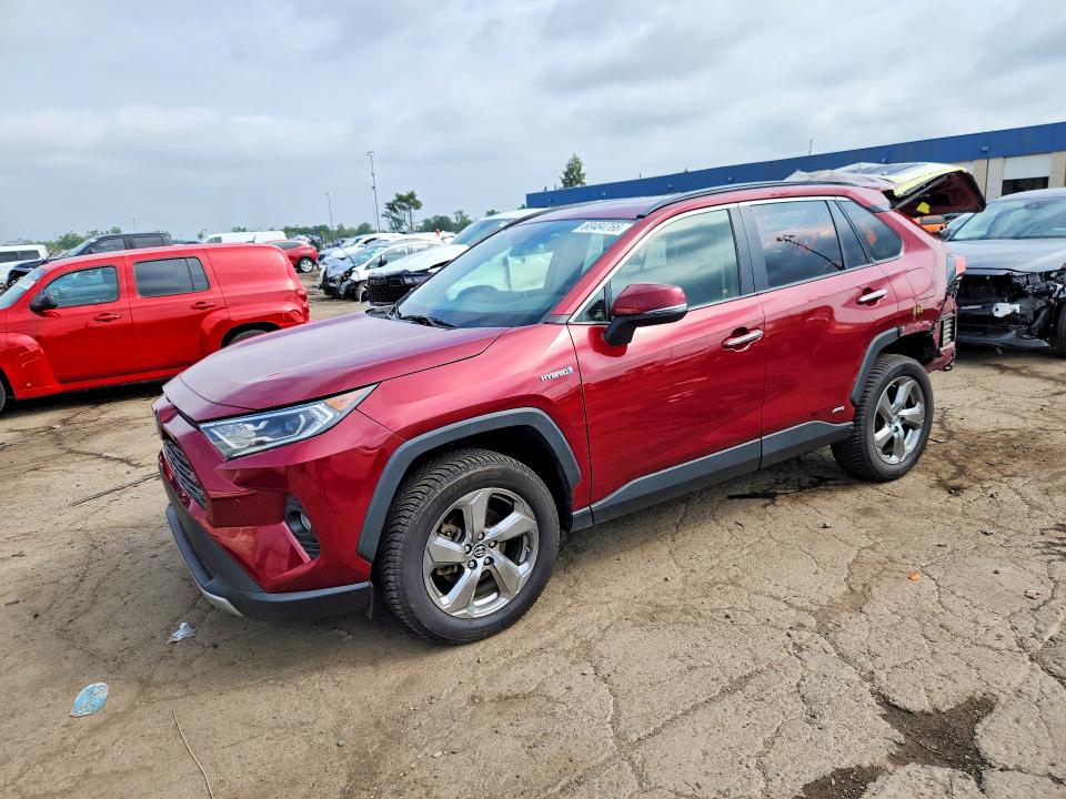 2019 Toyt Rav4 VIN JTMDWRFV7KD034004 COPART salvage auction — REAR END, OH - CERT OF TITLE-SALVAGE, sold $325 on 2026-07-28 (photo 1)