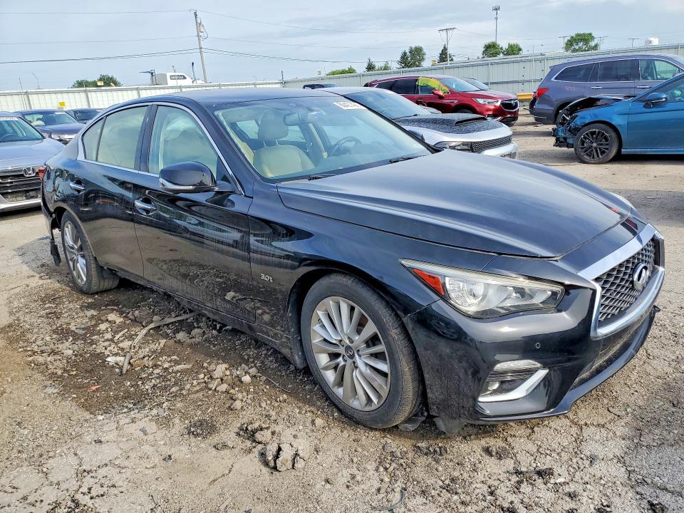 2019 Infiniti Q50 VIN JN1EV7AR9KM550180 COPART salvage auction — SIDE, In - Certificate Of Title, sold $1,050 on 2026-07-20 (photo 4)