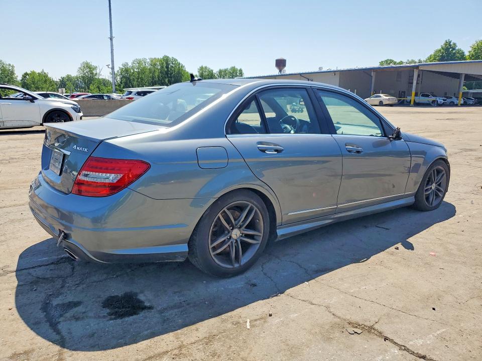 2012 Mercedes-benz C-klasse VIN WDDGF8BB3CR208888 COPART salvage auction — FRONT END, Ny - Mv-907A Salvage Certificate, sold $600 on 2026-07-28 (photo 3)