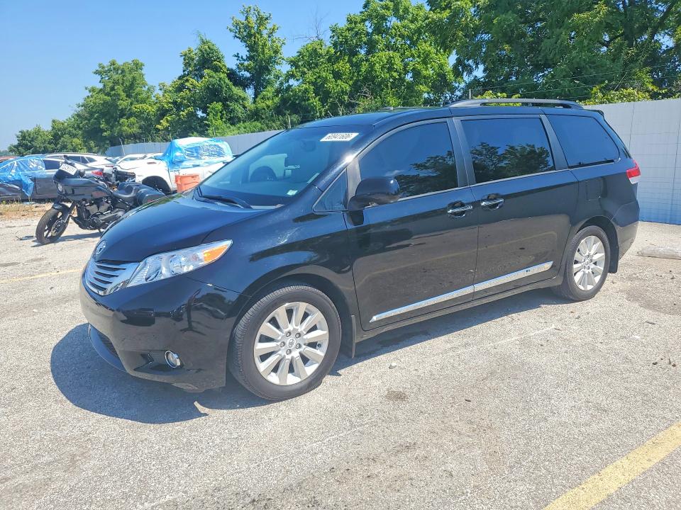 2012 Toyota Sienna VIN 5TDDK3DC2CS042396 COPART salvage auction — SIDE, Salvage Title, sold $4,150 on 2026-07-24 (photo 1)