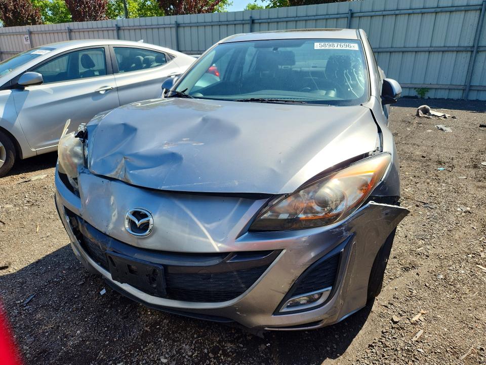 2011 Mazda 3 VIN JM1BL1U64B1393650 COPART salvage auction — FRONT END, CT - CERT OF TITLE-SALVAGE, sold $475 on 2026-07-14 (photo 5)