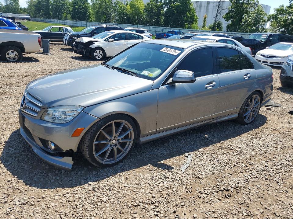 2009 Mercedes-benz C class VIN WDDGF81X39R083459 COPART salvage auction — MECHANICAL, Ny - Certificate Of Title, sold $425 on 2026-08-17 (photo 1)