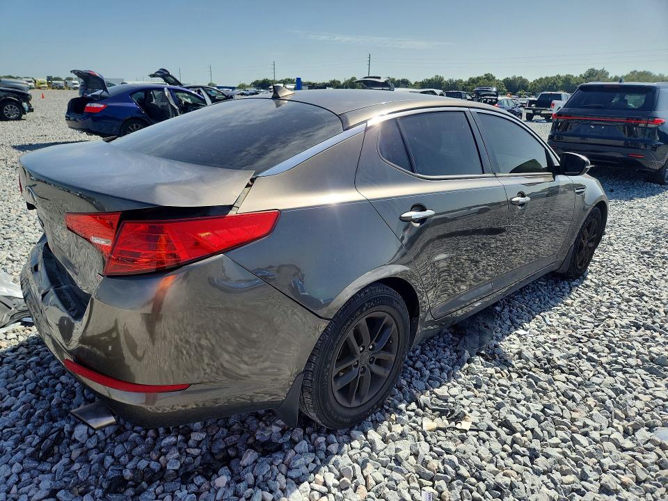 2013 Kia Optima VIN 5XXGM4A74DG093213 COPART salvage auction — REAR END, Fl - Cert Of Title Slvg Rebuildable, sold $25 on 2026-07-28 (photo 3)
