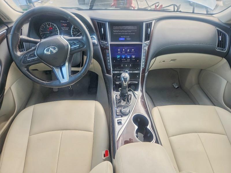 2018 Infiniti Q50 VIN JN1EV7AP9JM352034 COPART salvage auction — WATER/FLOOD, La - Cert Of Title-Salvage Flood, sold $70 on 2026-07-29 (photo 8)