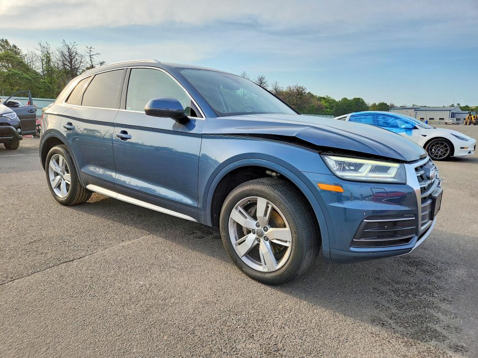 2018 Audi Q5 VIN WA1BNAFY6J2222877 COPART salvage auction — FRONT END, NY - MV-907A SALVAGE CERTIFICATE, sold $7,300 on 2026-07-20 (photo 4)