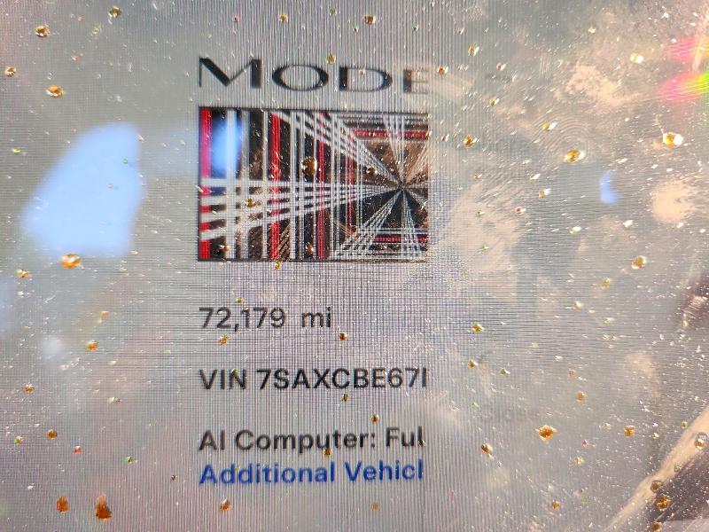 2022 Tesla Model x VIN 7SAXCBE67NF338344 COPART salvage auction — FRONT END, Ny - Mv-907A Salvage Certificate, sold $750 on 2026-07-30 (photo 9)