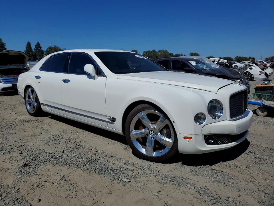 2016 Bentley Mulsanne VIN SCBBG7ZH3GC002262 COPART salvage auction — WATER/FLOOD, Ca - Salvage Certificate, sold $35,000 on 2026-07-25 (photo 4)