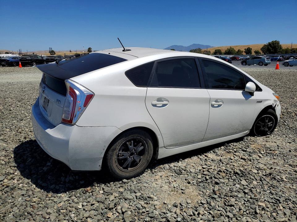 2013 Toyota Prius VIN JTDKN3DU5D5573784 COPART salvage auction — FRONT END, Ca - Salvage Certificate, sold $60 on 2026-07-29 (photo 3)