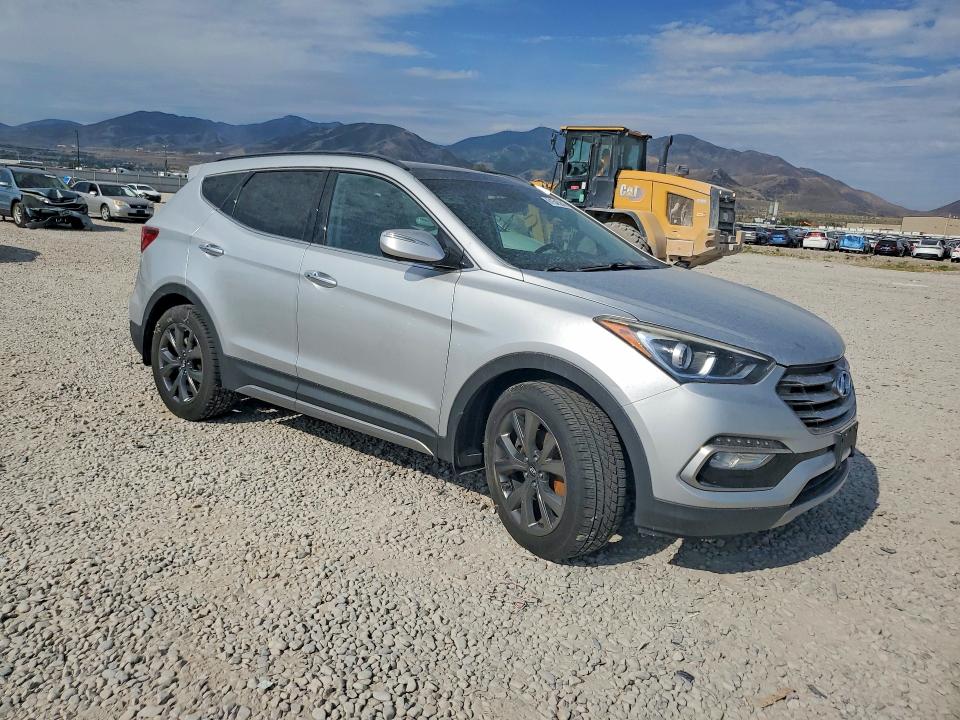 2018 Hyundai Santa fe VIN 5XYZWDLA3JG515328 COPART salvage auction — MECHANICAL, UT - CERTIFICATE OF TITLE, sold $200 on 2026-07-21 (photo 4)