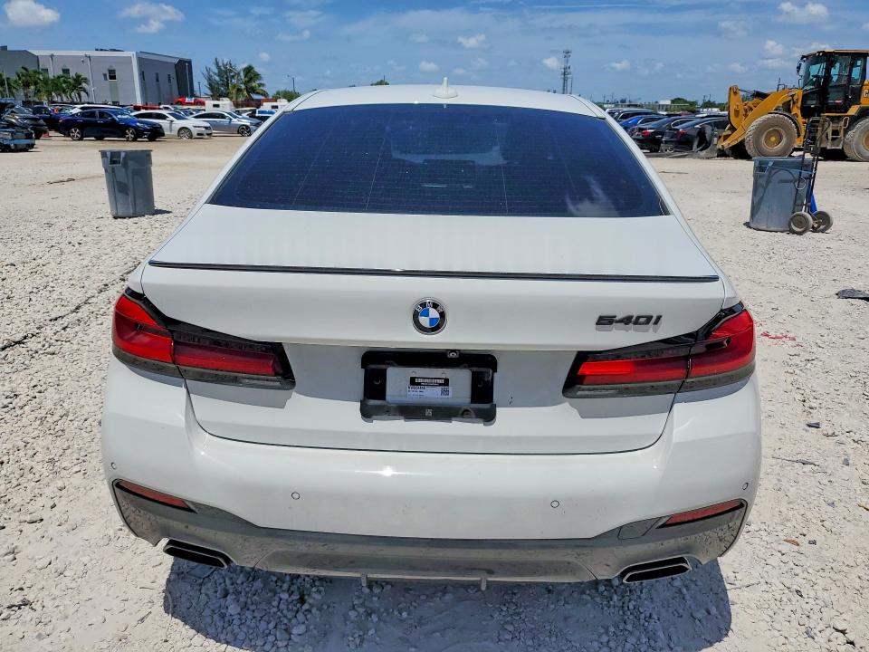 2022 BMW 5er VIN WBA53BJ04NWX54446 COPART salvage auction — FRONT END, Fl - Cert Of Title Slvg Rebuildable, sold $23,600 on 2026-08-18 (photo 6)