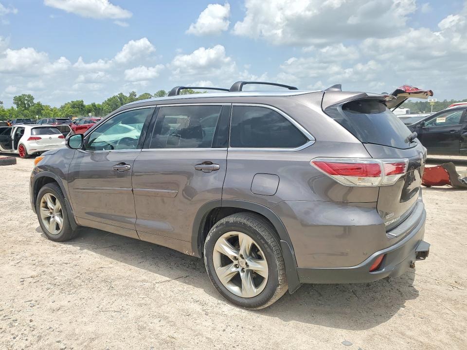2014 Toyota Highlander VIN 5TDDKRFH6ES017662 COPART salvage auction — FRONT END, Mt - Certificate Of Title (P), sold $750 on 2026-07-28 (photo 2)