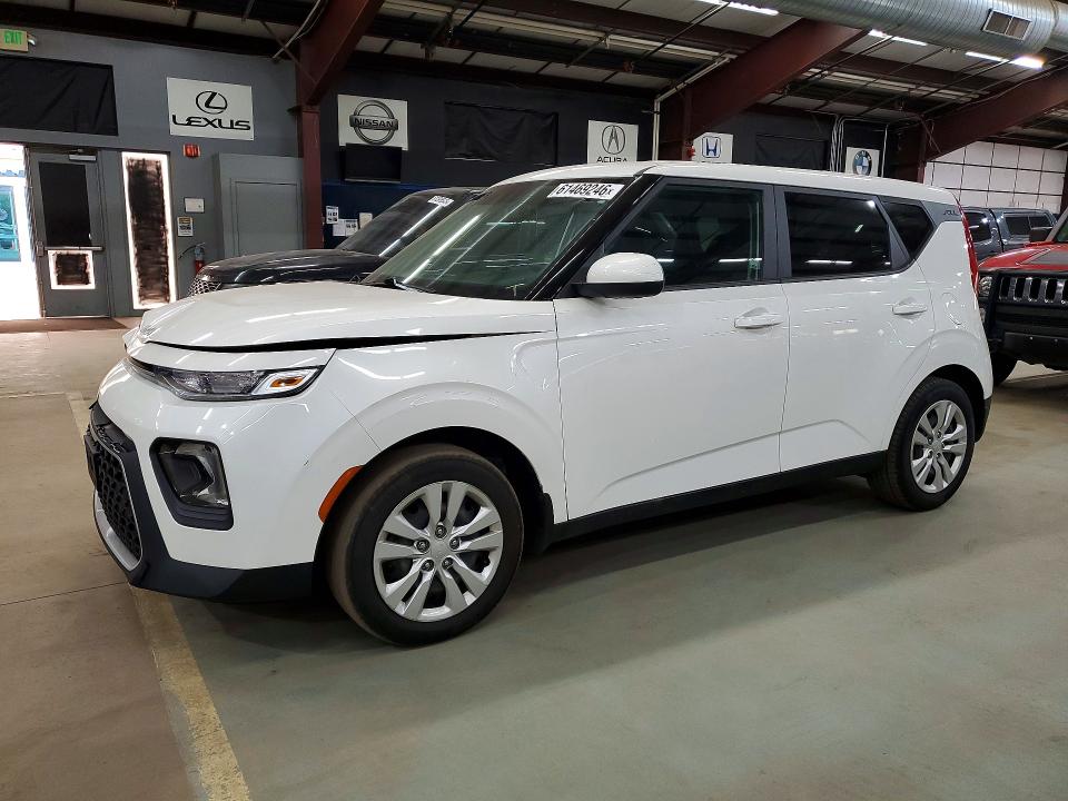 2022 Kia Soul VIN KNDJ23AU2N7805840 COPART salvage auction — FRONT END, VA - CERTIFICATE OF TITLE (P), sold $5,900 on 2026-07-31 (photo 1)