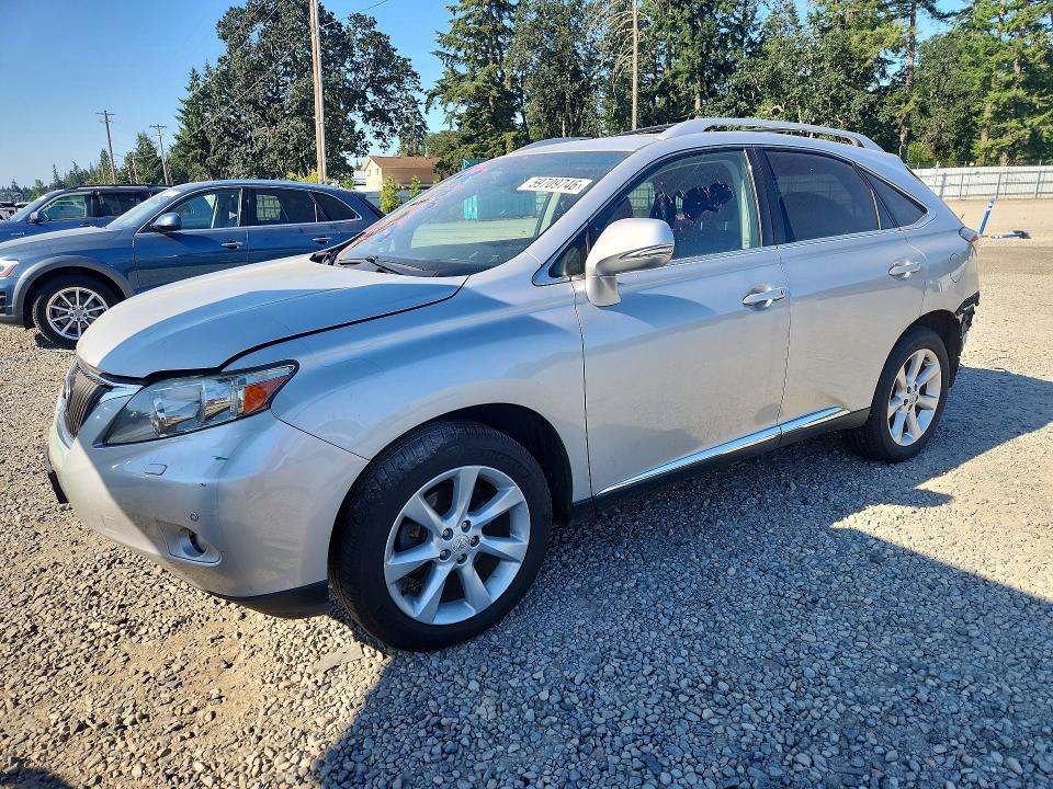 2010 Lexus Rx 350 VIN JTJBK1BA1A2426944 COPART salvage auction — REAR END, WA - BILL OF SALE, sold $4,550 on 2026-07-14 (photo 1)