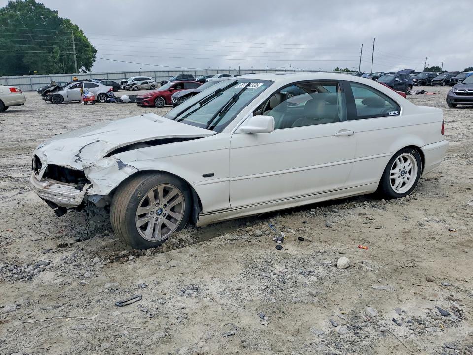 2002 BMW 3er VIN WBABN33452JW60720 COPART salvage auction — FRONT END, Ga - Cert Of Title-Salvage, sold $275 on 2026-08-05 (photo 1)