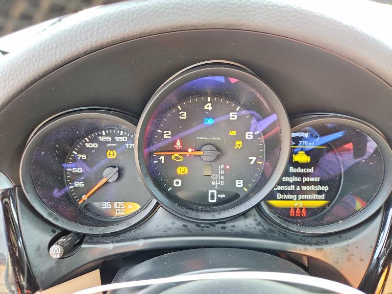 2020 Porsche Macan VIN WP1AA2A50LLB13343 COPART salvage auction — FRONT END, Tx - Certificate Of Title, sold $12,800 on 2026-08-26 (photo 9)