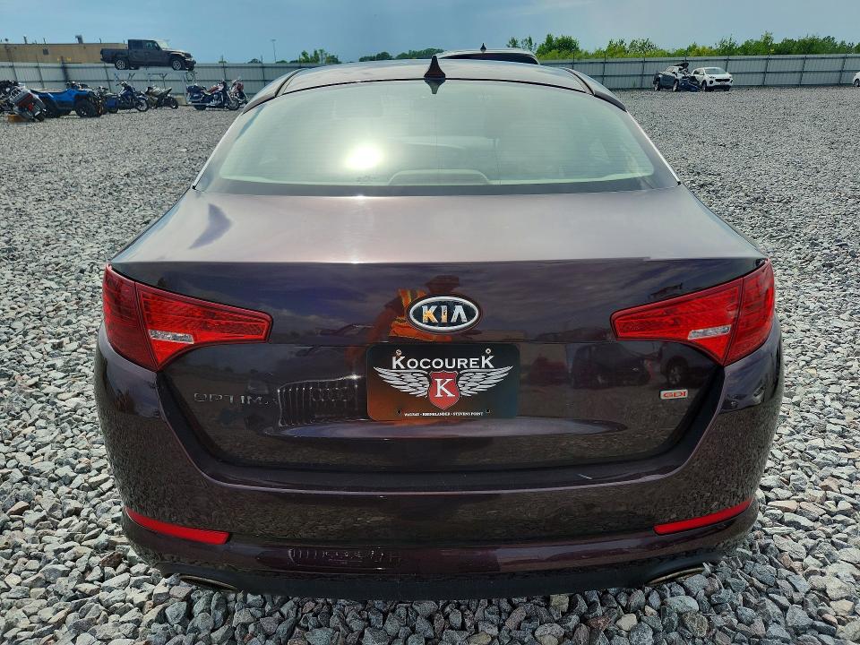 2011 Kia Optima VIN KNAGM4A71B5080286 COPART salvage auction — HAIL, Wi - Junked Vehicle Bill Of Sale, sold $250 on 2026-07-13 (photo 6)