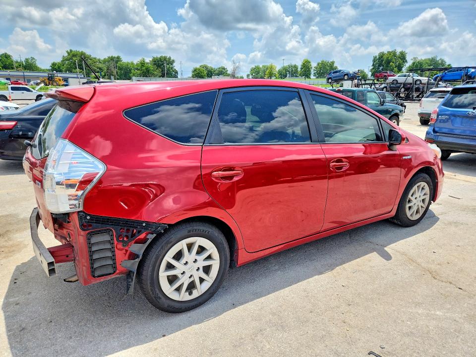 2012 Toyota Prius VIN JTDZN3EU7C3030461 COPART salvage auction — HAIL, Salvage Title, sold $175 on 2026-07-28 (photo 3)