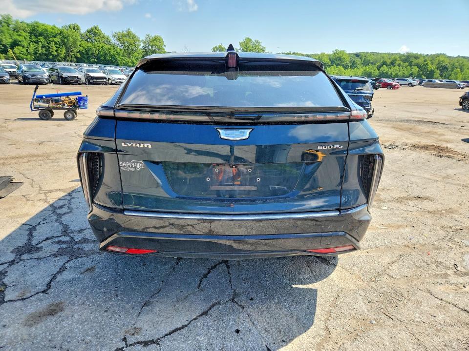 2024 Cadillac Lyriq VIN 1GYKPPRL5RZ139022 COPART salvage auction — FRONT END, Ny - Mv-907A Salvage Certificate, sold $16,700 on 2026-08-06 (photo 6)