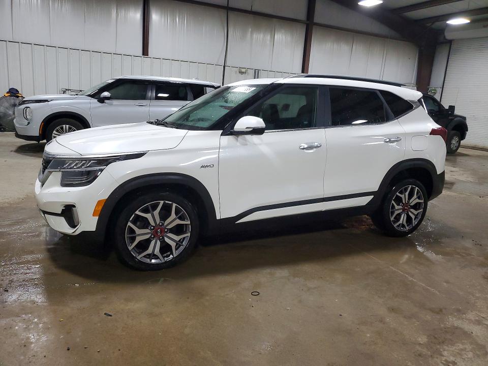 2021 Kia Seltos VIN KNDETCA29M7175598 COPART salvage auction — FRONT END, Pa - Certificate Of Salvage, sold $5,400 on 2026-07-15 (photo 1)