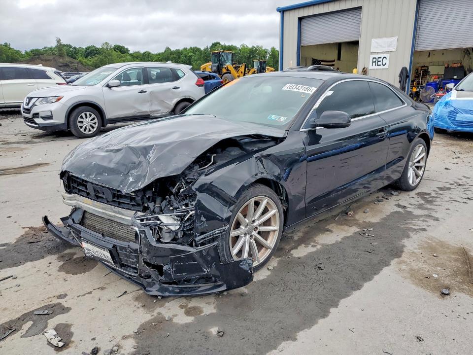 2015 Audi A5 VIN WAUCFAFRXFA046541 COPART salvage auction — FRONT END, PA - CERTIFICATE OF SALVAGE, sold $400 on 2026-07-22 (photo 1)