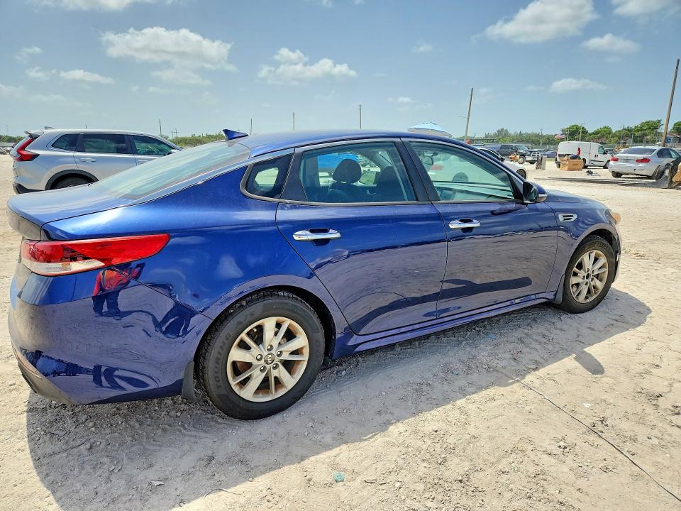 2018 Kia Optima VIN 5XXGT4L33JG200177 COPART salvage auction — MINOR DENT/SCRATCHES, Fl - Certificate Of Title, sold $1,600 on 2026-07-21 (photo 3)