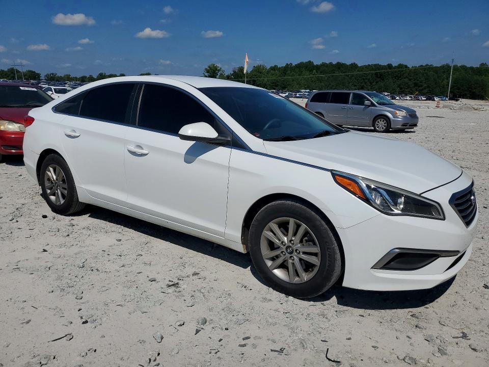 2016 Hyundai Sonata VIN 5NPE24AF8GH262209 COPART salvage auction — FRONT END, Ga - Cert Of Title-Salvage, sold $1,700 on 2026-07-27 (photo 4)