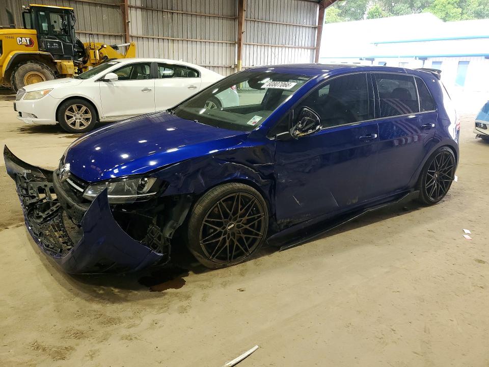 2017 Volkswagen Golf VIN WVWVF7AU3HW071605 — COPART salvage auction photo