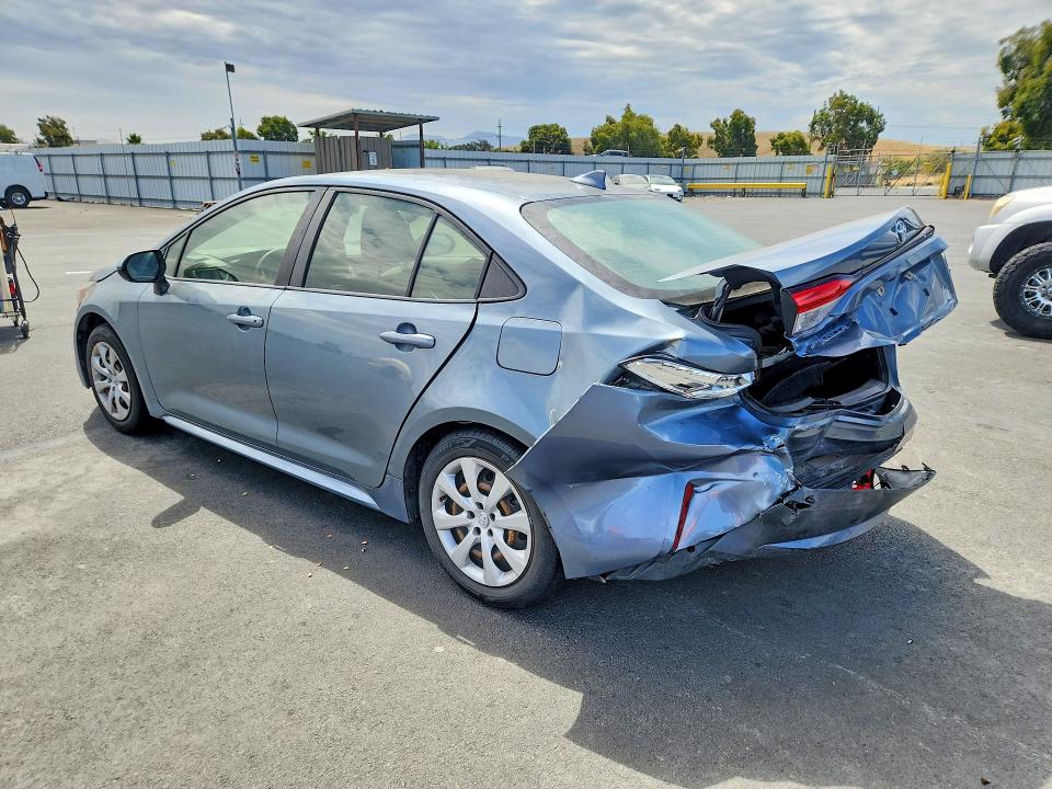 2020 Toyota Corolla VIN JTDEPRAE0LJ047205 COPART salvage auction — REAR END, Ca - Salvage Certificate, sold $3,350 on 2026-07-22 (photo 2)
