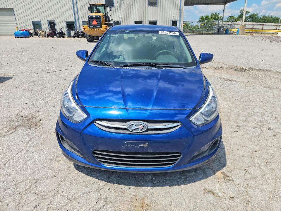 2017 Hyundai Accent VIN KMHCT4AE0HU189366 COPART salvage auction — HAIL, MO - DEALER ONLY CLEAN TITLE, sold $625 on 2026-07-09 (photo 5)