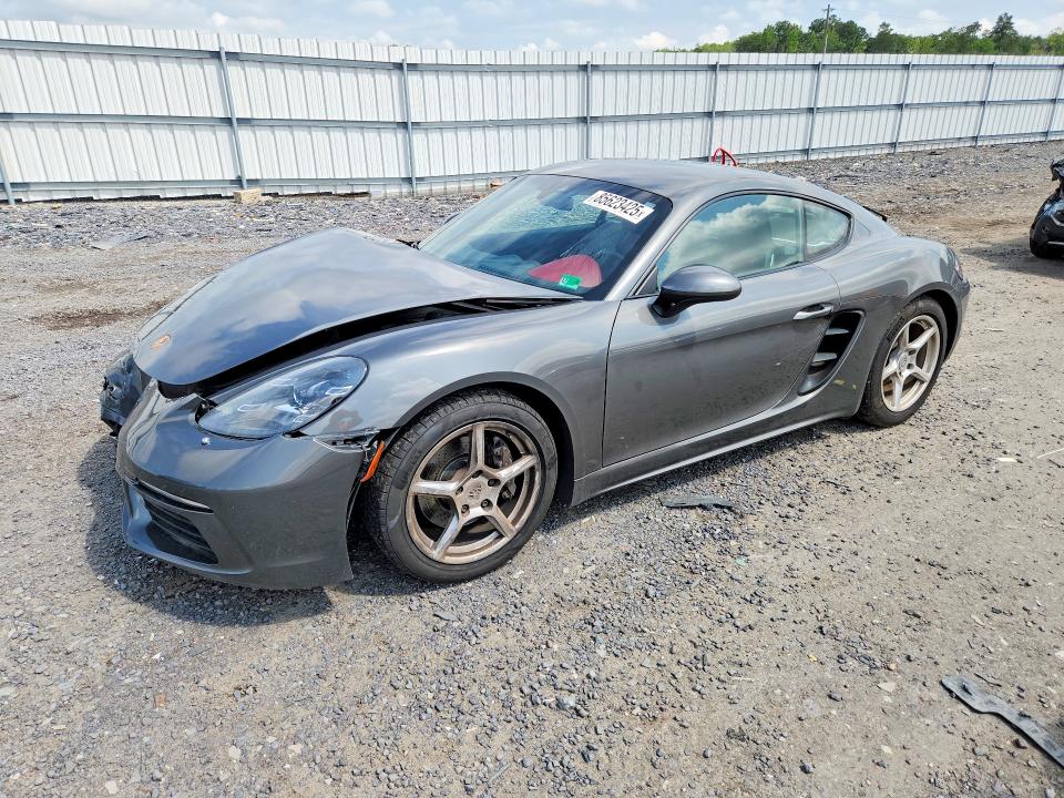 2017 Porsche Cayman VIN WP0AA2A88HS270594 — COPART salvage auction photo