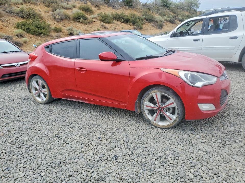 2016 Hyundai Veloster VIN KMHTC6AD5GU295717 COPART salvage auction — FRONT END, Nv - Cert Of Title-Rebuilt Total Lo, sold $100 on 2026-07-23 (photo 4)
