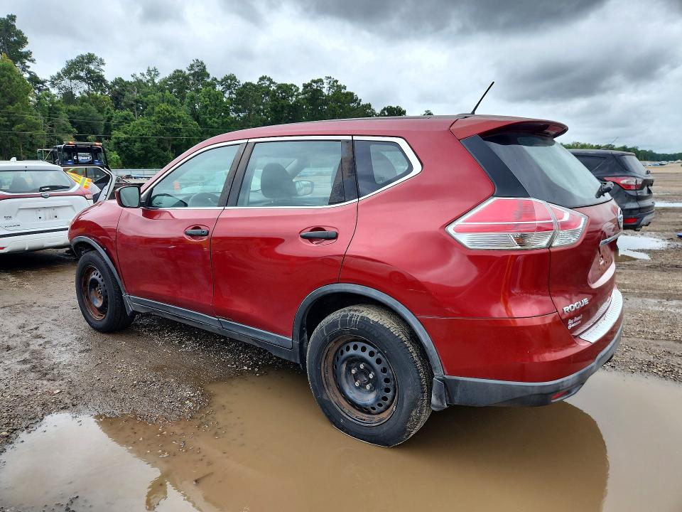 2016 Nissan Rogue VIN KNMAT2MT1GP664823 COPART salvage auction — FRONT END, LA - CERTIFICATE OF TITLE (P), sold $675 on 2026-07-31 (photo 2)
