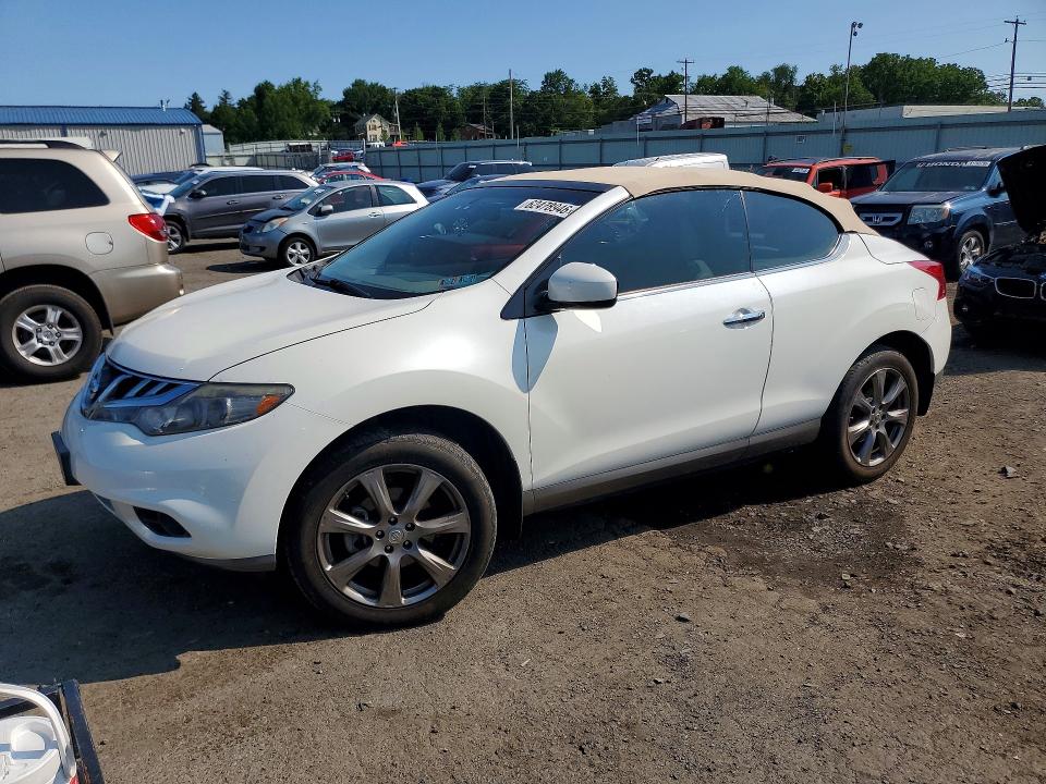 2014 Nissan Murano VIN JN8AZ1FY0EW302099 COPART salvage auction — MINOR DENT/SCRATCHES, PA - CERT OF TITLE, sold $400 on 2026-07-28 (photo 1)