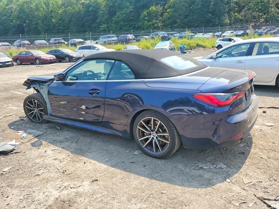2022 BMW 4er VIN WBA23AT04NCJ52531 COPART salvage auction — FRONT END, Md - Cert Of Salvage < 75% Damage, sold $10,700 on 2026-08-20 (photo 2)