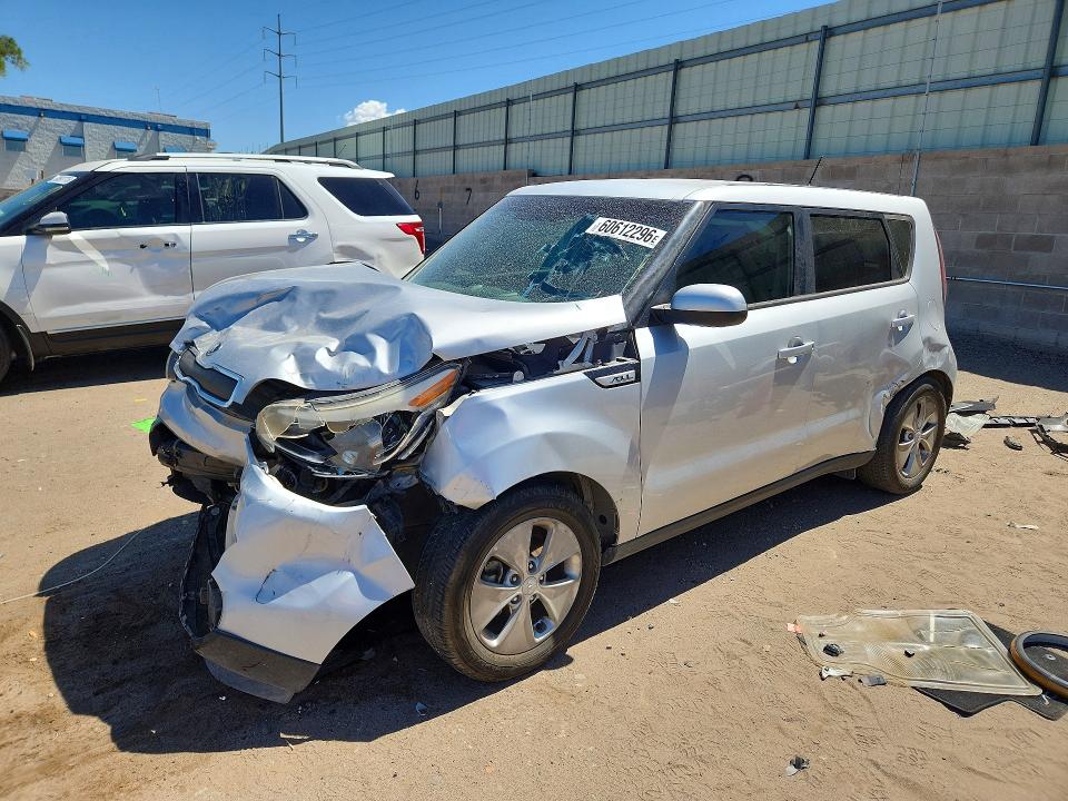 2015 Kia Soul VIN KNDJN2A24F7817151 COPART salvage auction — FRONT END, Nm - Cert Of Title-Salvage, sold $800 on 2026-07-30 (photo 1)