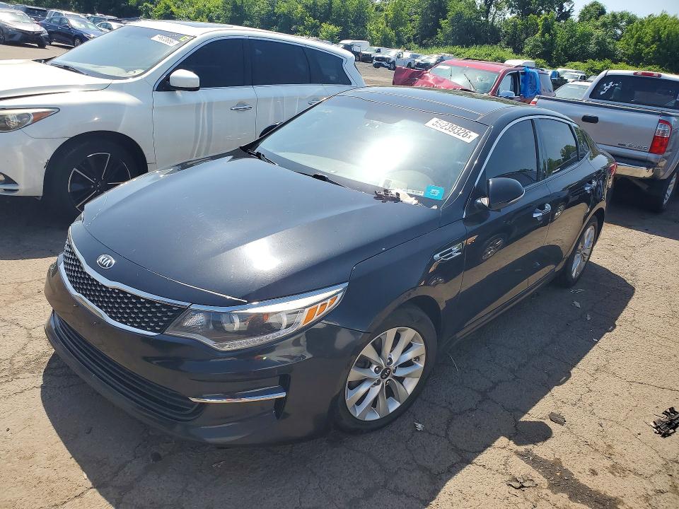2016 Kia Optima VIN 5XXGU4L34GG009051 COPART salvage auction — FRONT END, Ct - Cert Of Title-Salvage, sold $1,000 on 2026-07-10 (photo 1)
